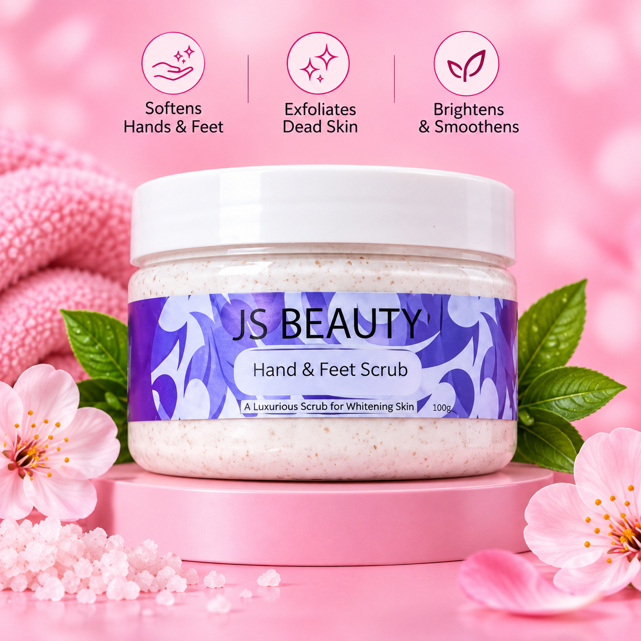 JS Beauty Whitening Scrub 300ml