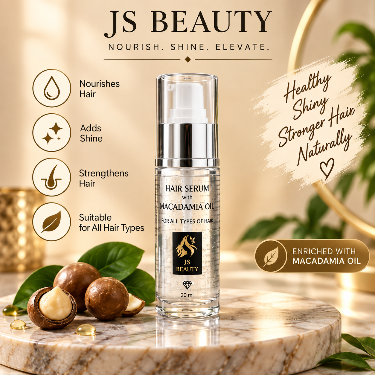Macadamia Oil Hair Serum